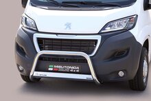 Peugeot Boxer 2014 tot heden - pushbar &Oslash; 63 mm met CE/EU certificaat - RVS 304 hoogglans gepolijst