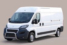 Peugeot Boxer 2014 tot heden - pushbar &Oslash; 63 mm met CE/EU certificaat - RVS 304 hoogglans gepolijst