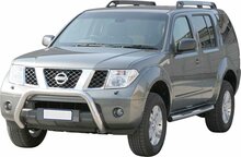 Nissan Pathfinder 2005 tot 2011 - super pushbar &Oslash; 76 mm met CE/EU certificaat - RVS 304 hoogglans gepolijst