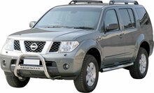 Nissan Pathfinder 2005 tot 2011 - pushbar &Oslash; 63 mm met CE/EU certificaat - RVS 304 hoogglans gepolijst