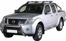 Nissan Navara 2010 tot 2016 - super pushbar &Oslash; 76 mm met CE/EU certificaat - RVS 304 hoogglans gepolijst