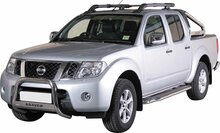 Nissan Navara 2010 tot 2016 - pushbar &Oslash; 63 mm met CE/EU certificaat - RVS 304 hoogglans gepolijst