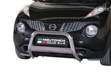 Nissan Juke 2010 tot 2019 - pushbar &Oslash; 63 mm met CE/EU certificaat - RVS 304 hoogglans gepolijst