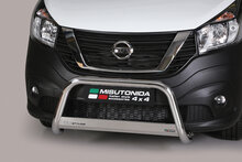 Nissan NV300 2017 tot 2021 - pushbar &Oslash; 63 mm met CE/EU certificaat - RVS 304 hoogglans gepolijst