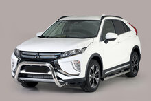 Mitsubishi Eclipse Cross 2017 tot heden - super pushbar &Oslash; 76 mm met CE/EU certificaat - RVS 304 hoogglans gepolijst