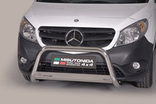 Mercedes Citan 2012 tot 2021 - pushbar &Oslash; 63 mm met CE/EU certificaat - RVS 304 hoogglans gepolijst