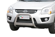 Kia Sportage 2008 tot 2010 - pushbar &Oslash; 63 mm met CE/EU certificaat - RVS 304 hoogglans gepolijst