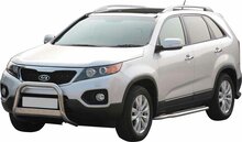 Kia Sorento 2009 tot 2012 - pushbar &Oslash; 63 mm met CE/EU certificaat - RVS 304 hoogglans gepolijst