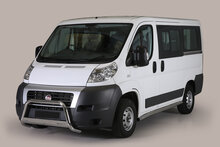 Fiat Ducato 2006 tot 2013 - pushbar &Oslash; 63 mm met CE/EU certificaat - RVS 304 hoogglans gepolijst