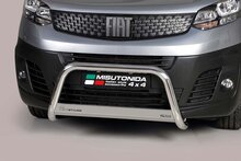 Fiat E-Scudo 2022 tot heden - pushbar &Oslash; 63 mm met CE/EU certificaat - RVS 304 hoogglans gepolijst