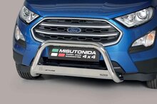 Ford Ecosport 2018 tot heden - pushbar &Oslash; 63 mm met CE/EU certificaat - RVS 304 hoogglans gepolijst