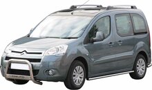 Citro&euml;n Berlingo 2008 tot 2015 &ndash; pushbar &Oslash; 63 mm met modelnaam met CE/EU certificaat - RVS 304 hoogglans gepolijst