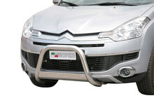 Citro&euml;n C-Crosser 2007 tot 2012 &ndash; pushbar &Oslash; 63 mm met CE/EU certificaat - RVS 304 hoogglans gepolijst