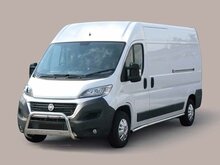 Fiat E-Ducato 2021 tot heden - pushbar &Oslash; 63 mm met CE/EU certificaat - RVS 304 hoogglans gepolijst