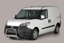 Fiat Doblo 2015 tot 2023 - pushbar &Oslash; 63 mm met CE/EU certificaat - RVS 304 hoogglans gepolijst