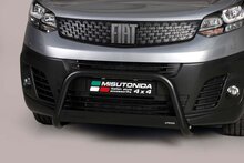 Fiat E-Ulysse 2022 tot heden - pushbar &Oslash; 63 mm met CE/EU certificaat - RVS 304 zwarte poedercoating