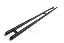 Volkswagen Caddy 2004 tot 2010 L2 - sidebars &Oslash; 70 mm - rechte buis met 3 steps - mat zwart