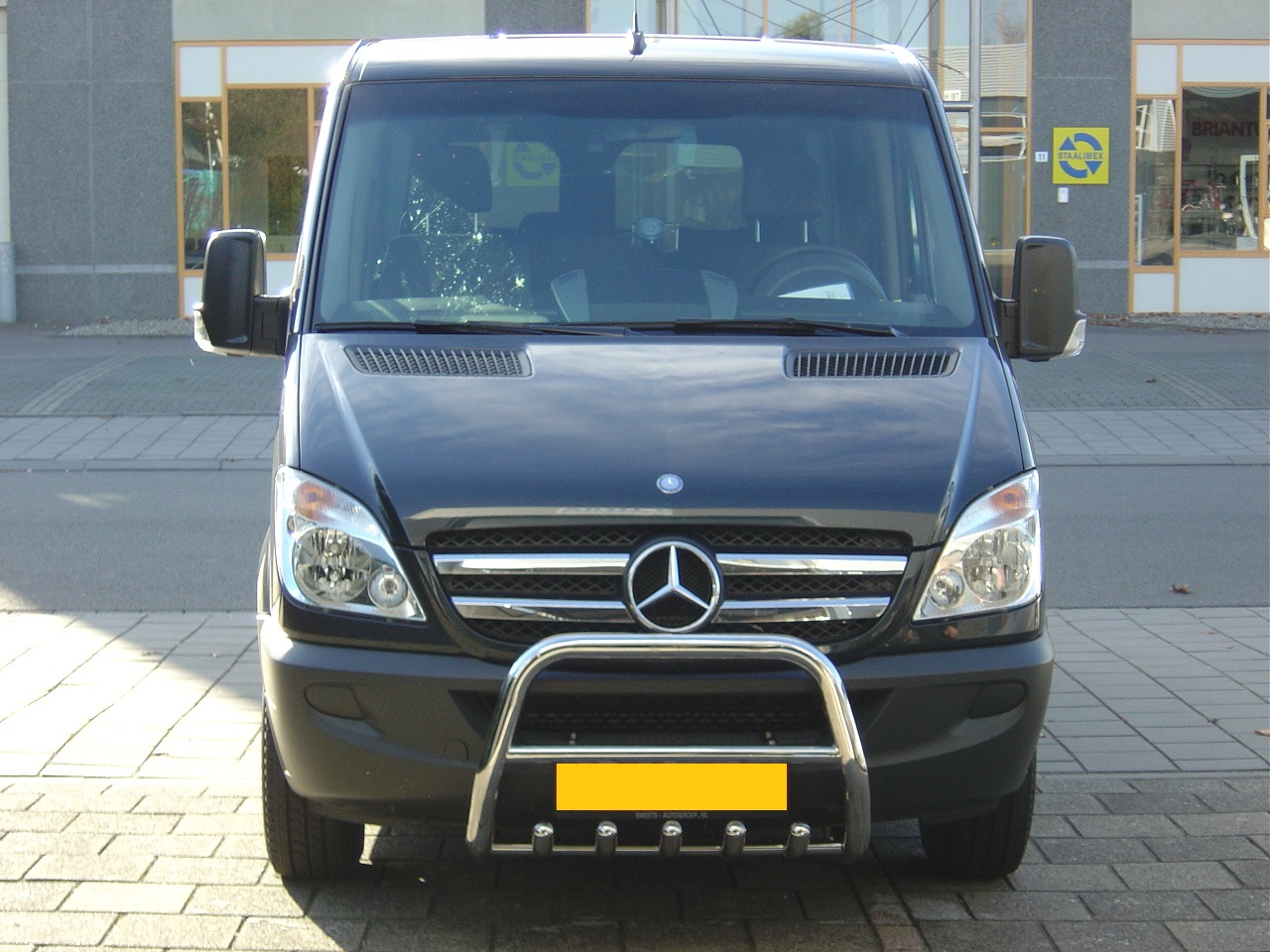 Mercedes Sprinter vanaf 2006 Pushbar met carterbeschermer 60 mm