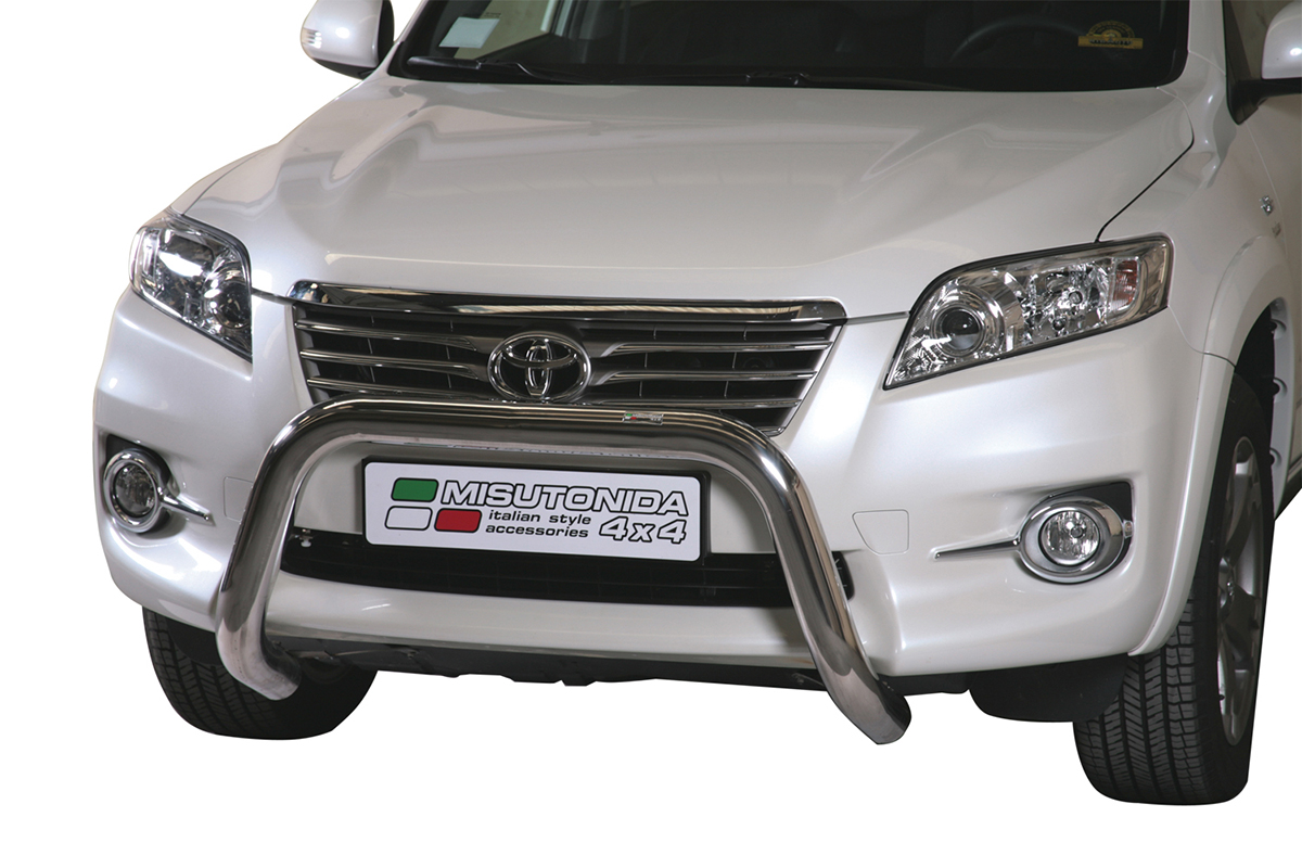 Toyota RAV4 2010 tot 2012 – super pushbar Ø 76 mm met CE/EU certificaat - RVS 304 hoogglans gepolijst