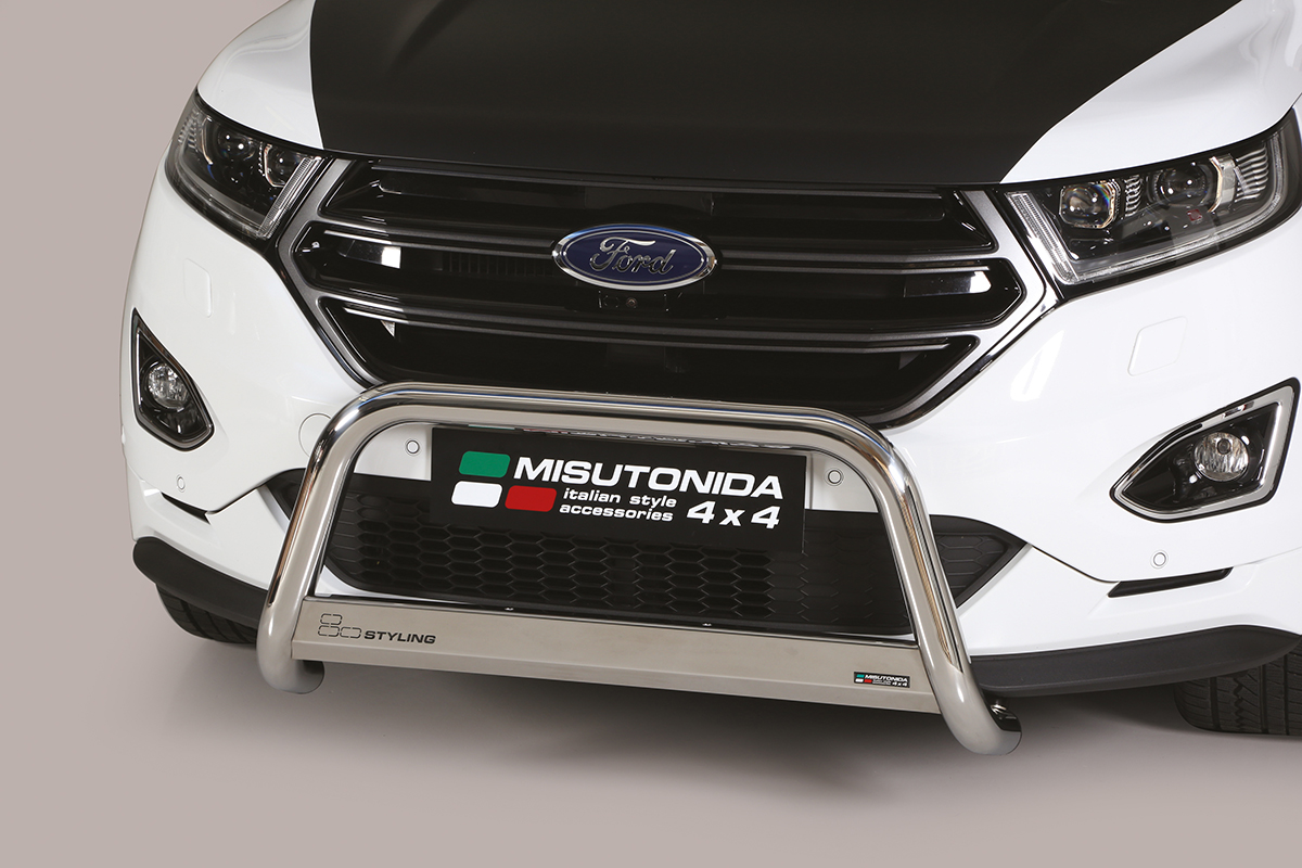 Ford Edge 2016 tot heden - pushbar Ø 63 mm met CE/EU certificaat - RVS 304 hoogglans gepolijst