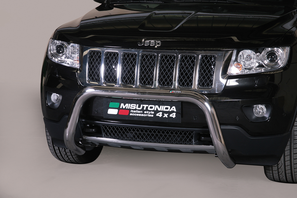 Jeep Grand Cherokee 2011 tot 2015 - super pushbar Ø 76 mm met CE/EU certificaat - RVS 304 hoogglans gepolijst