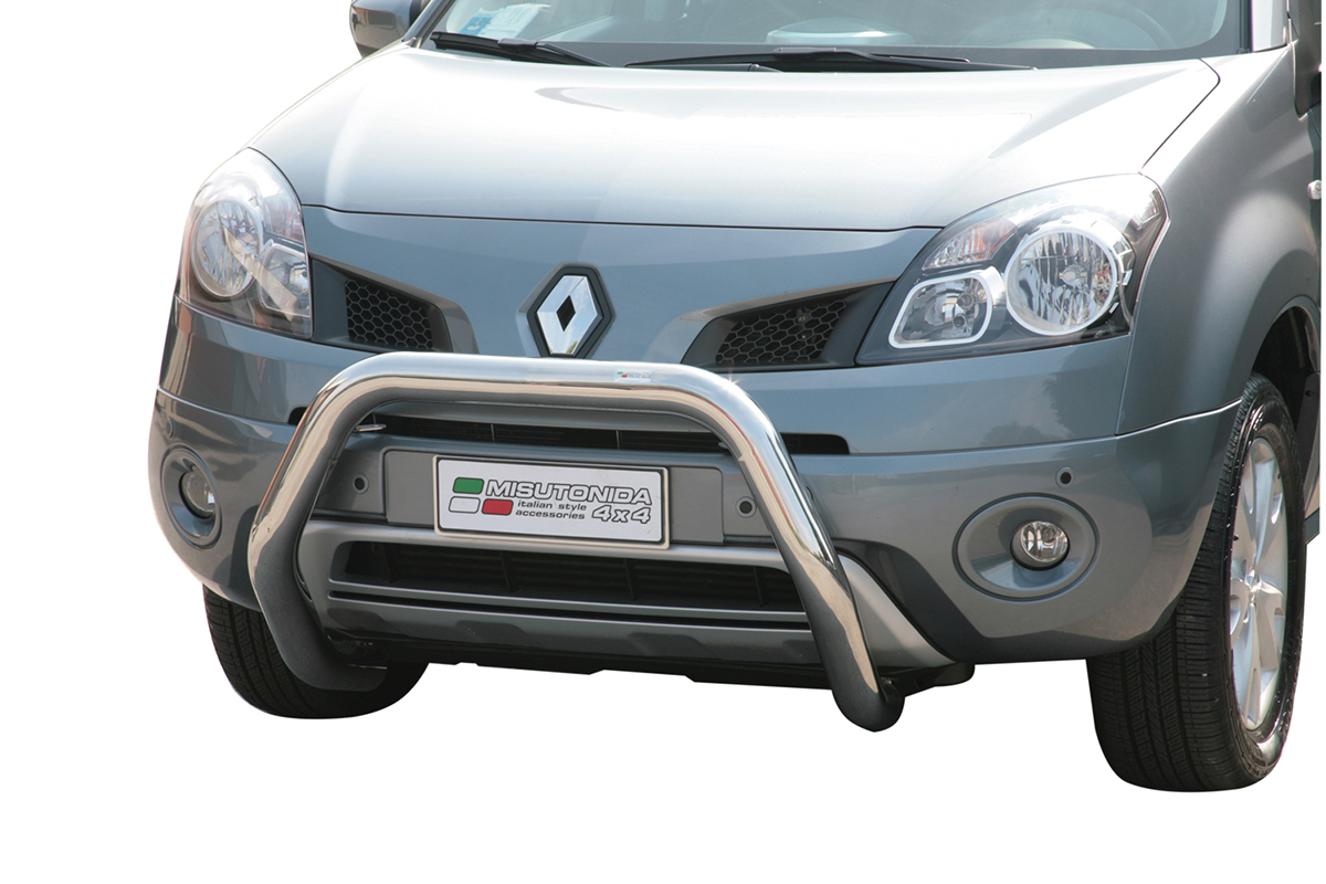 Renault Koleos 2008 tot 2011 - super pushbar Ø 76 mm met CE/EU certificaat - RVS 304 hoogglans gepolijst