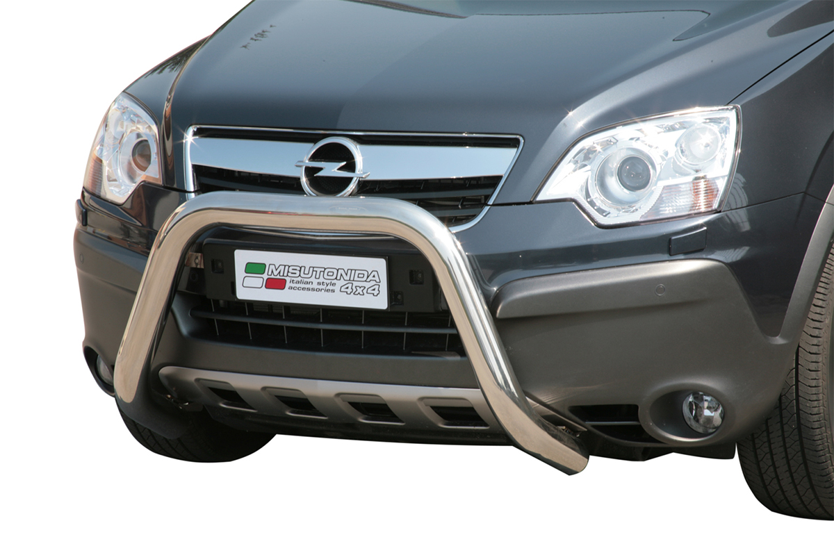 Opel Antara 2007 tot 2011 - super pushbar Ø 76 mm met CE/EU certificaat - RVS 304 hoogglans gepolijst