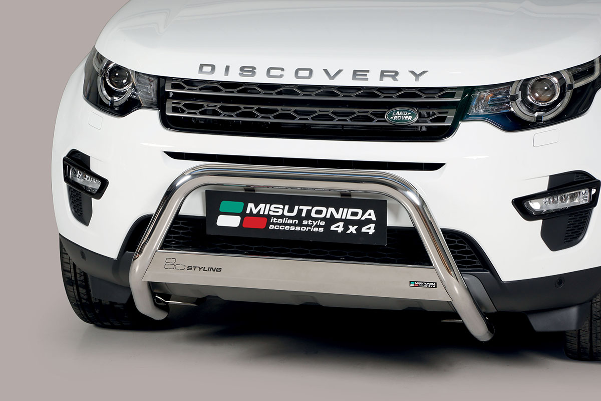 Land Rover Discovery Sport 2019 tot heden - pushbar Ø 63 mm met CE/EU certificaat - RVS 304 hoogglans gepolijst