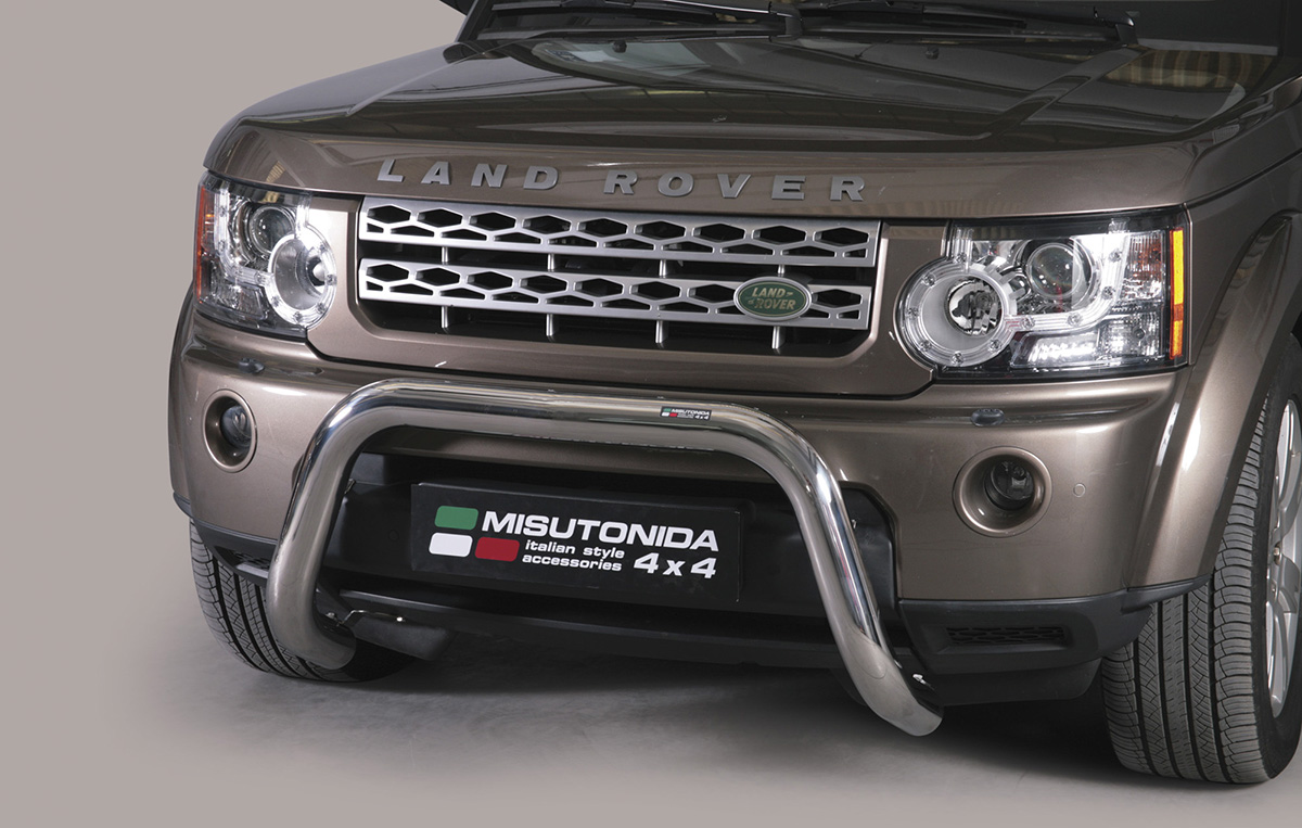 Land Rover Discovery 2013 tot 2016 - super pushbar Ø 76 mm met CE/EU certificaat - RVS 304 hoogglans gepolijst